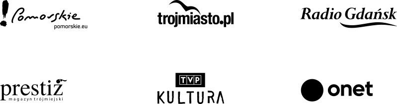 Logotypy patronów medialnych Festiwalu